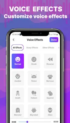 Voice Changer - Voice Effects android App screenshot 2